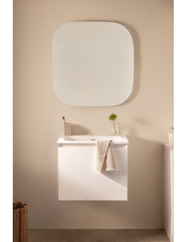 Ensemble de meubles de salle de bain en bois Macrae avec lavabo intégré