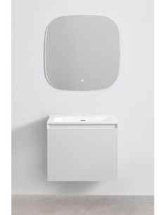 Ensemble de meubles de salle de bain en bois Macrae avec lavabo intégré 2