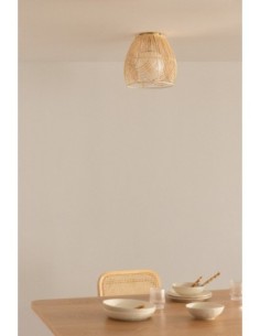 Plafonnier en rotin Tyrona