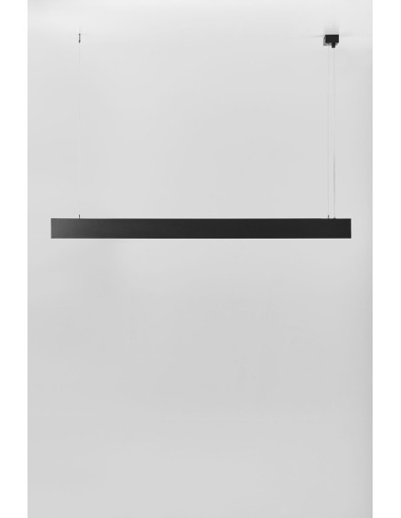 Plafonnier LED linéaire en aluminium (120 cm) Jiva