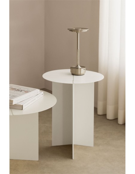 Table d'appoint ronde en acier Gromit