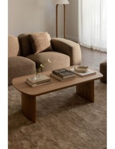 Table basse rectangulaire 120x60 cm en MDF Tuareg