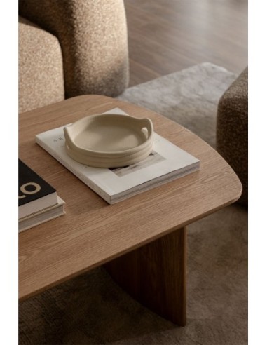 Table basse rectangulaire 120x60 cm en MDF Tuareg - Sklum