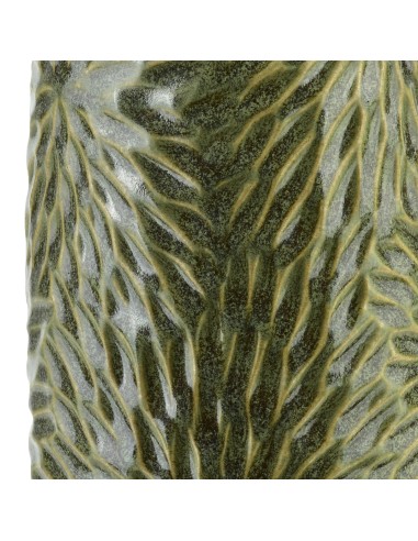 YARINE GREEN - Bougeoir tendance 10,5x8,5x16,5cm - HTTS1983 - Mondex