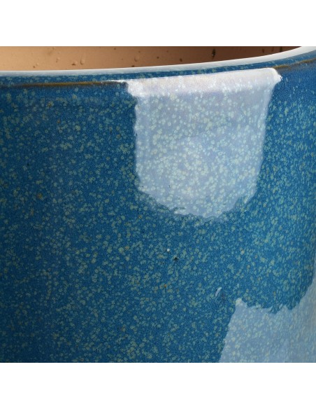 NEVA BLUE Komplet 3 osnónków céramiques - Élégance et fraîcheur - HTYE6940 - Mondex