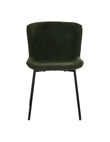 Chaise de Salle à Manger Maceda - Boucle Vert Foncé - 1001137 - House Nordic
