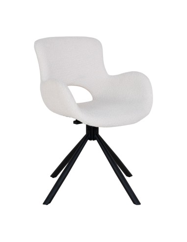 Chaise de Salle à Manger Amorim - Boucle off-white avec rotation - 1001186 - House Nordic