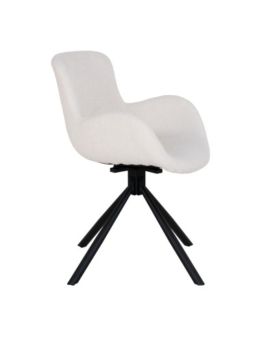 Chaise de Salle à Manger Amorim - Boucle off-white avec rotation - 1001186 - House Nordic