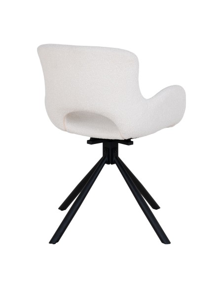 Chaise de Salle à Manger Amorim - Boucle off-white avec rotation - 1001186 - House Nordic