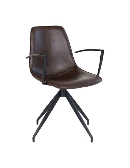 Accoudoir Monaco - Métal noir pour chaise de salle à manger - 1001284 - House Nordic