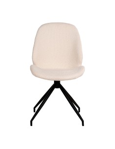Chaise de Salle à Manger Monte Carlo - Boucle blanche avec base pivotante - 1001354 - House Nordic 2