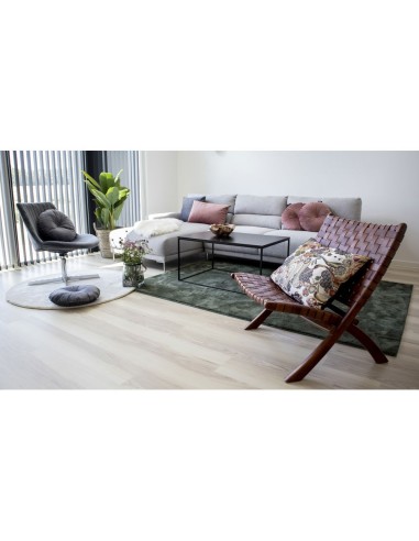 Chaise Pliante PERUGIA - Cuir marron avec pieds en bois de teck - 1101290 - House Nordic