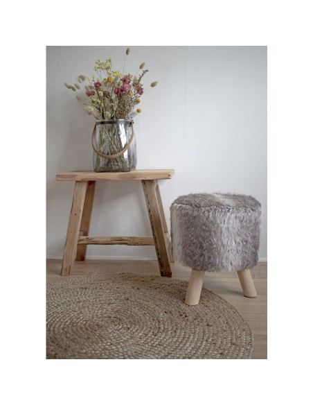 Banc en Teck BARCELONA - Dimensions 50x25xh45 cm - 1401010 - House Nordic