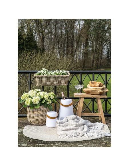 Banc en Teck BARCELONA - Dimensions 50x25xh45 cm - 1401010 - House Nordic