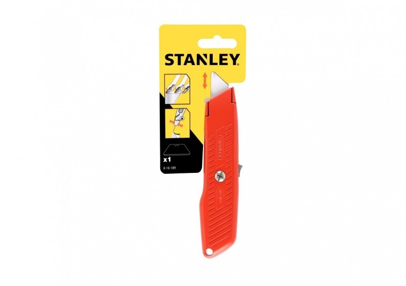 COUTEAU DE SECURITE A LAME AUTO-RETRACTABLE 99E - 0-10-189 - Stanley