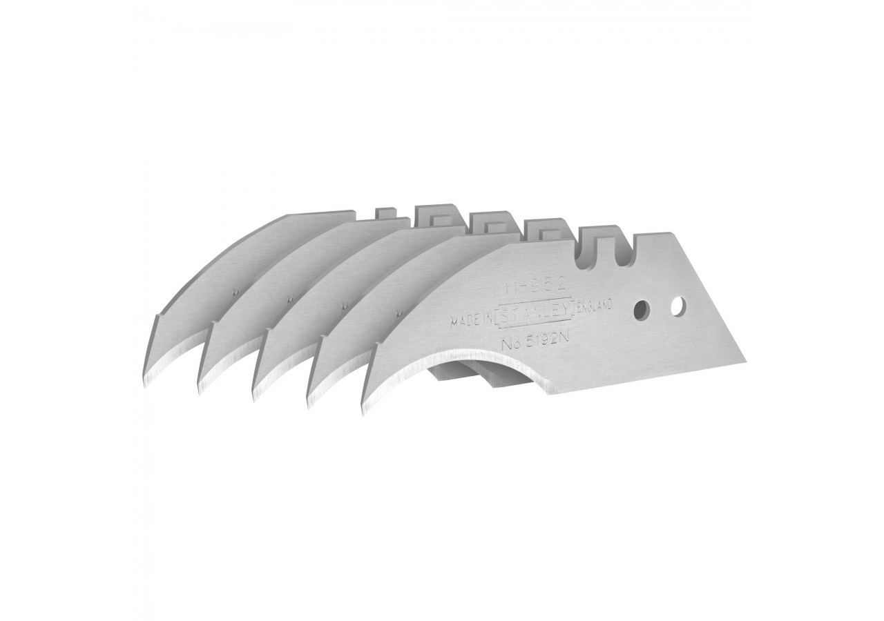 LAME DE COUTEAU CONCAVE 5192 - CARTE 5 LAMES - 0-11-952 - Stanley