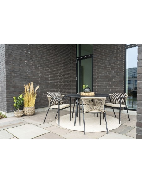 Tapis MENORCA - 100% Plastique Recyclé, Sable, 180 cm - 3981310 - House Nordic