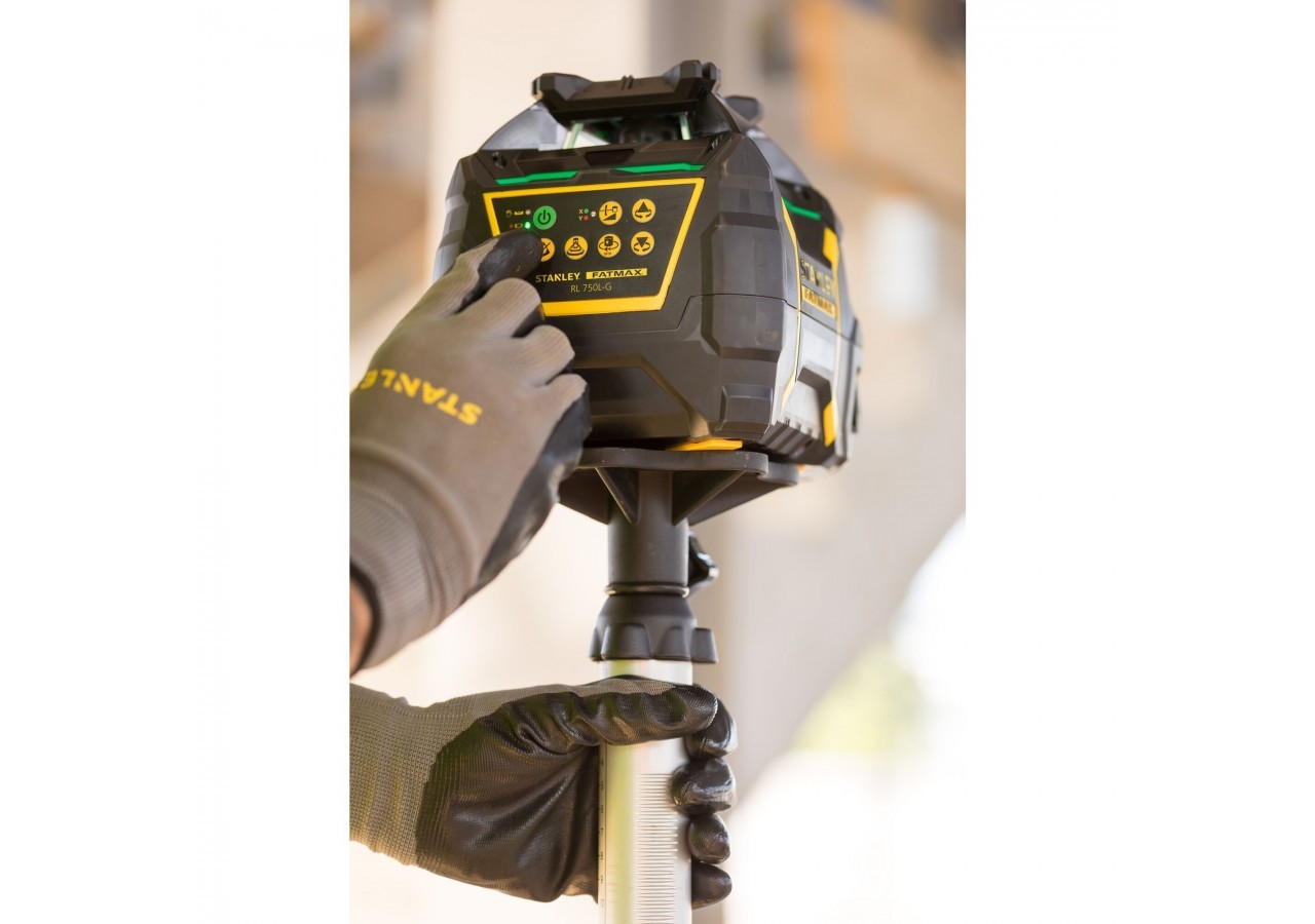 NIVEAU LASER ROTATIF RL 750LG (LI- ION) - VERT FATMAX - FMHT77448-1 - Stanley