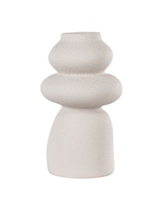 Vase en céramique - Beige, rond, dimensions 14,5x26,5 cm - 4441755 - House Nordic