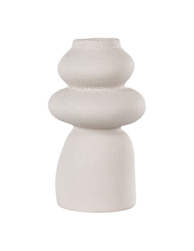 Vase en céramique - Beige, rond, dimensions 14,5x26,5 cm - 4441755 - House Nordic