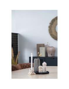 Décoration en ciment - Beige 6,5x6,5x15 cm - 4441771 - House Nordic 2