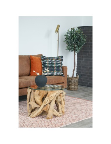 Lampe sur Pied PARIS - Modèle en laiton avec cordon en tissu de 210 cm - 6409104 - House Nordic