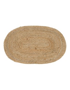 Paillasson Bombay - Jute tressé naturel ovale 50x80 cm - 3981095 - House Nordic