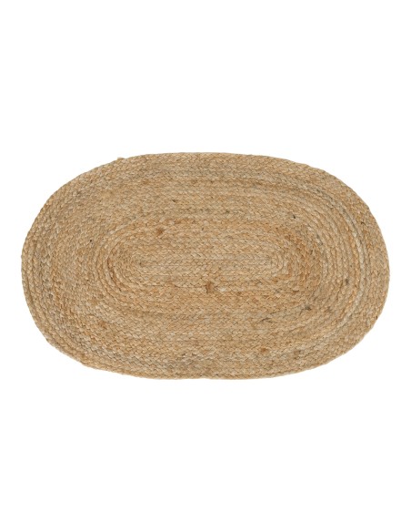 Paillasson Bombay - Jute tressé naturel ovale 50x80 cm - 3981095 - House Nordic