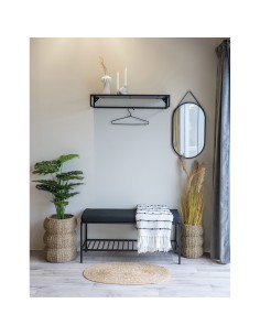 Paillasson Bombay - Jute tressé naturel ovale 50x80 cm - 3981095 - House Nordic 2