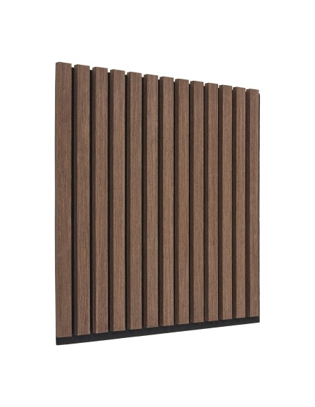 Panneau Acoustique en Placage Bois - Noyer 520x520x22 mm - 5550016 - House Nordic