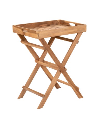 Table Plateau RONDA - Table plateau en teck 29*39*h49,5 cm - 7501005 - House Nordic