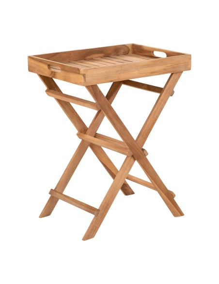 Table Plateau RONDA - Table plateau en teck 29*39*h49,5 cm - 7501005 - House Nordic