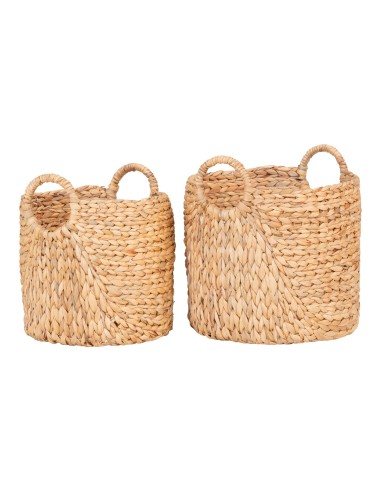 Ensemble de 2 Bacs Passo - Bacs ronds en jacinthe d'eau - 4401360 - House Nordic