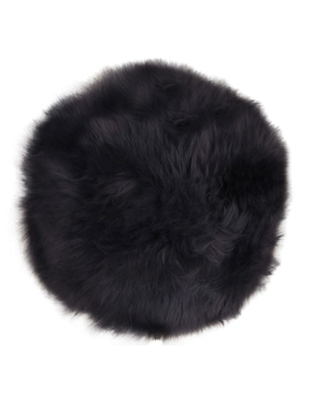 Siège en Peau de Mouton - Lambskin noir 35 cm - 3981014 - House Nordic