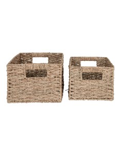Bacs Rectangulaires Venoso - Panier en herbe de mer, set de 2 - 4401395 - House Nordic