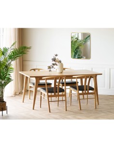 Miroir MADRID - Miroir avec cadre effet laiton 50x70 cm - 4001530 - House Nordic 2