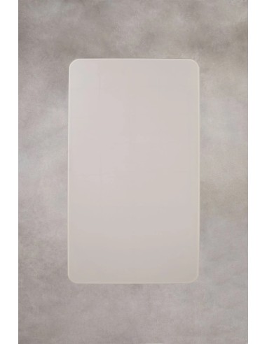 Table à manger rectangulaire 160x90 cm en verre et aluminium Arhiza - Sklum