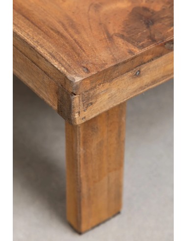 Table Basse en Bois Recyclé Devid 60x45 cm - Sklum
