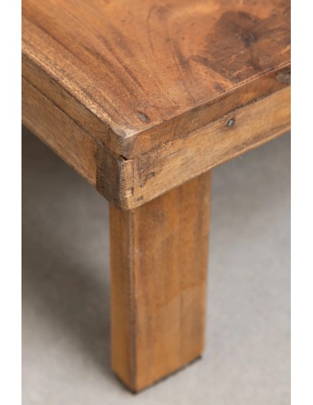 Table Basse en Bois Recyclé Devid 60x45 cm - Sklum