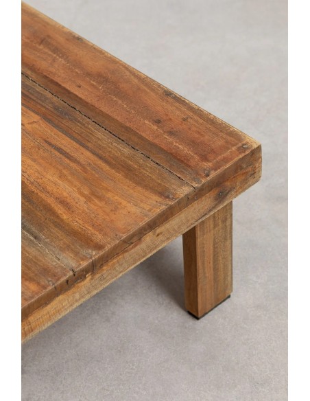 Table Basse en Bois Recyclé Devid 60x45 cm - Sklum