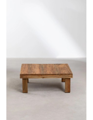 Table Basse en Bois Recyclé Devid 60x45 cm - Sklum