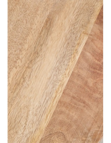 Table basse ronde Ø62 cm en bois de manguier et acier Ket - Sklum