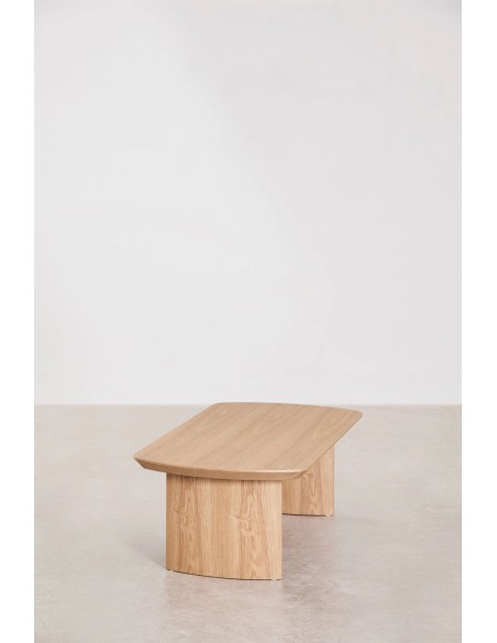 Table basse rectangulaire 120x60 cm en MDF Tuareg - Sklum