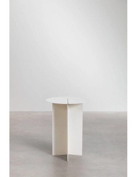 Table d'appoint ronde en acier Gromit - Sklum