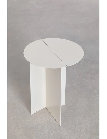 Table d'appoint ronde en acier Gromit - Sklum