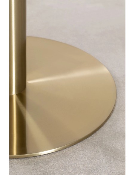 Table de bar ronde Ø100 cm en acier Briselda - Sklum