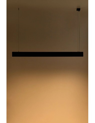 Suspension linéaire LED 120 cm en aluminium Jiva - Sklum