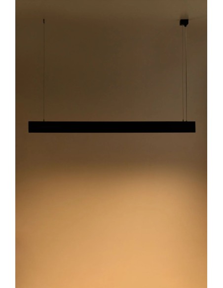 Suspension linéaire LED 120 cm en aluminium Jiva - Sklum