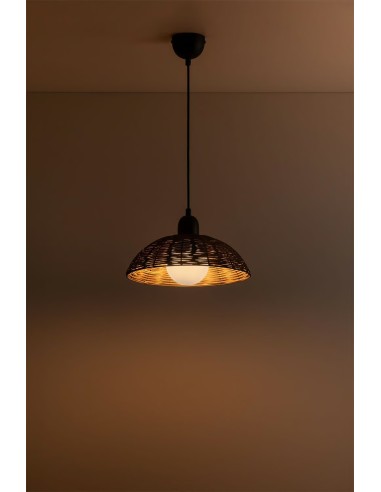 Suspension en rotin Lutyen - Sklum