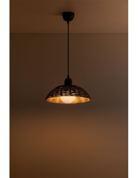 Suspension en rotin Lutyen - Sklum